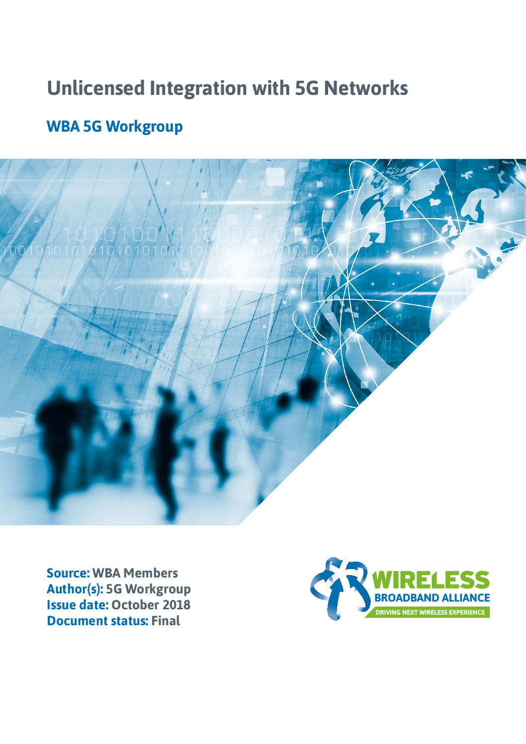 unlicensed integration with 5g